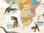 Dinosaurios - Mapa mural Político