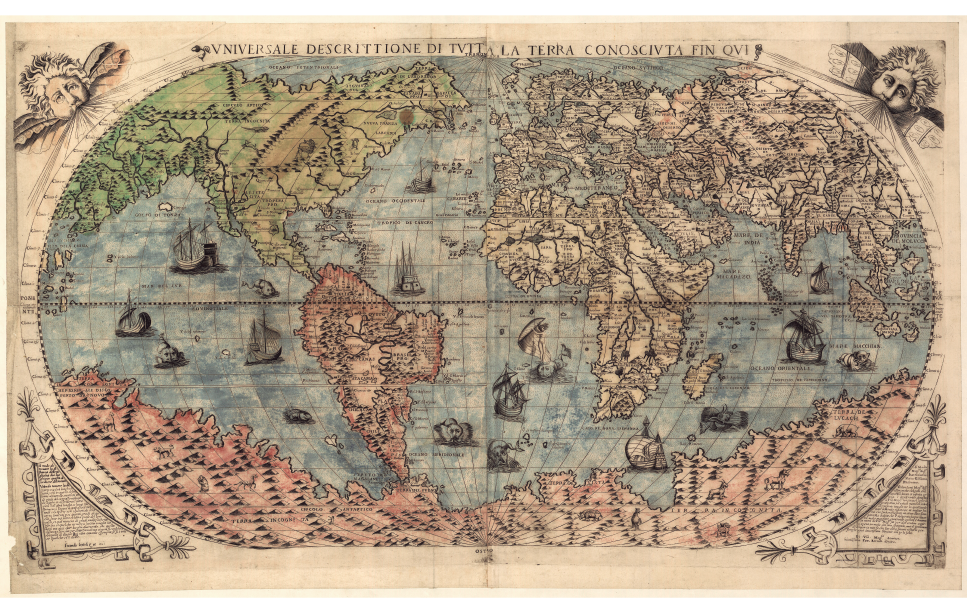 2 Reproducciones Mapas antiguos Siglo XVI
